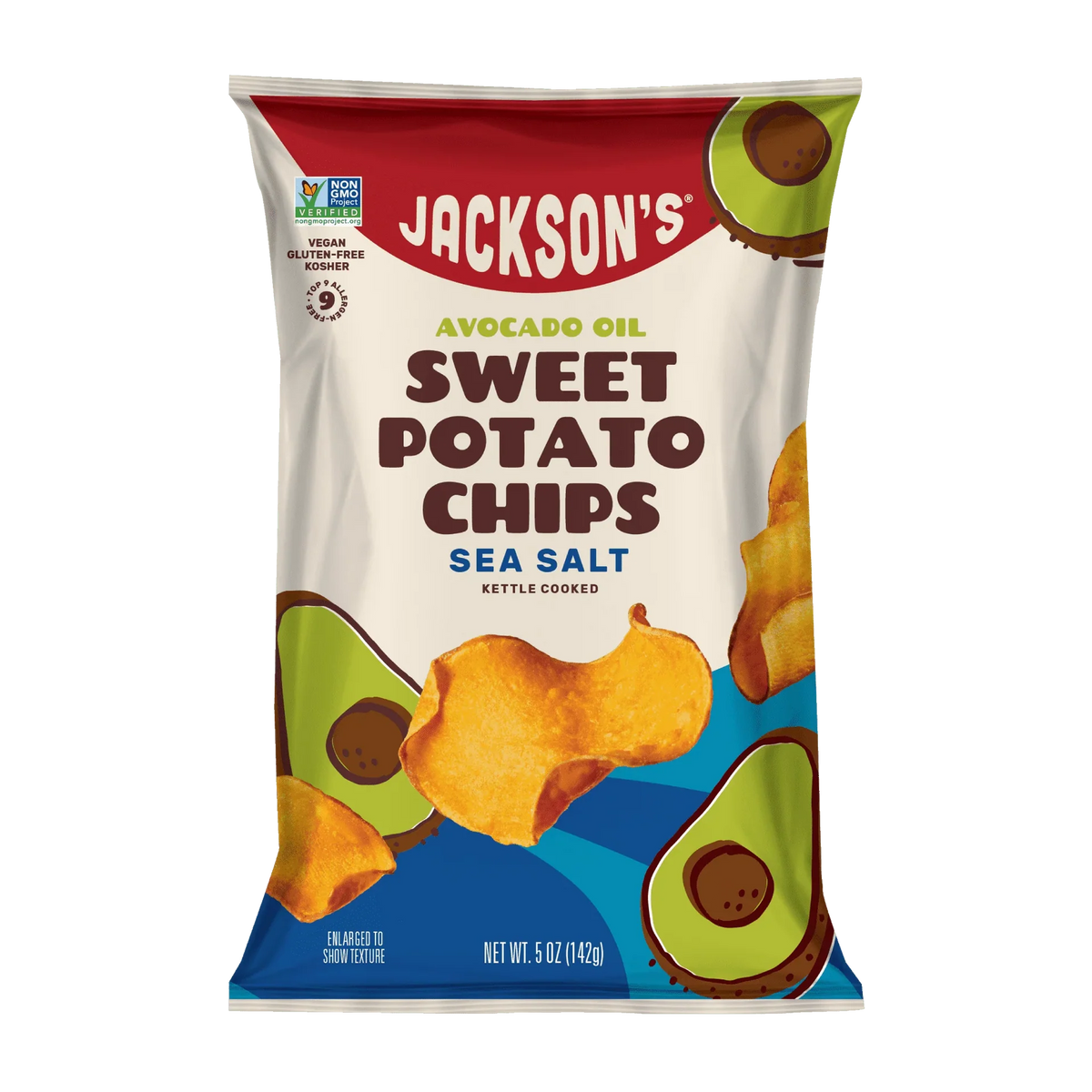 Jackson's Sweet Potato Chips Sea Salt 142g