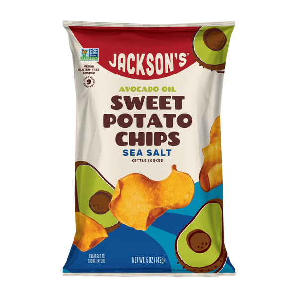 Jackson's Sweet Potato Chips Sea Salt 142g