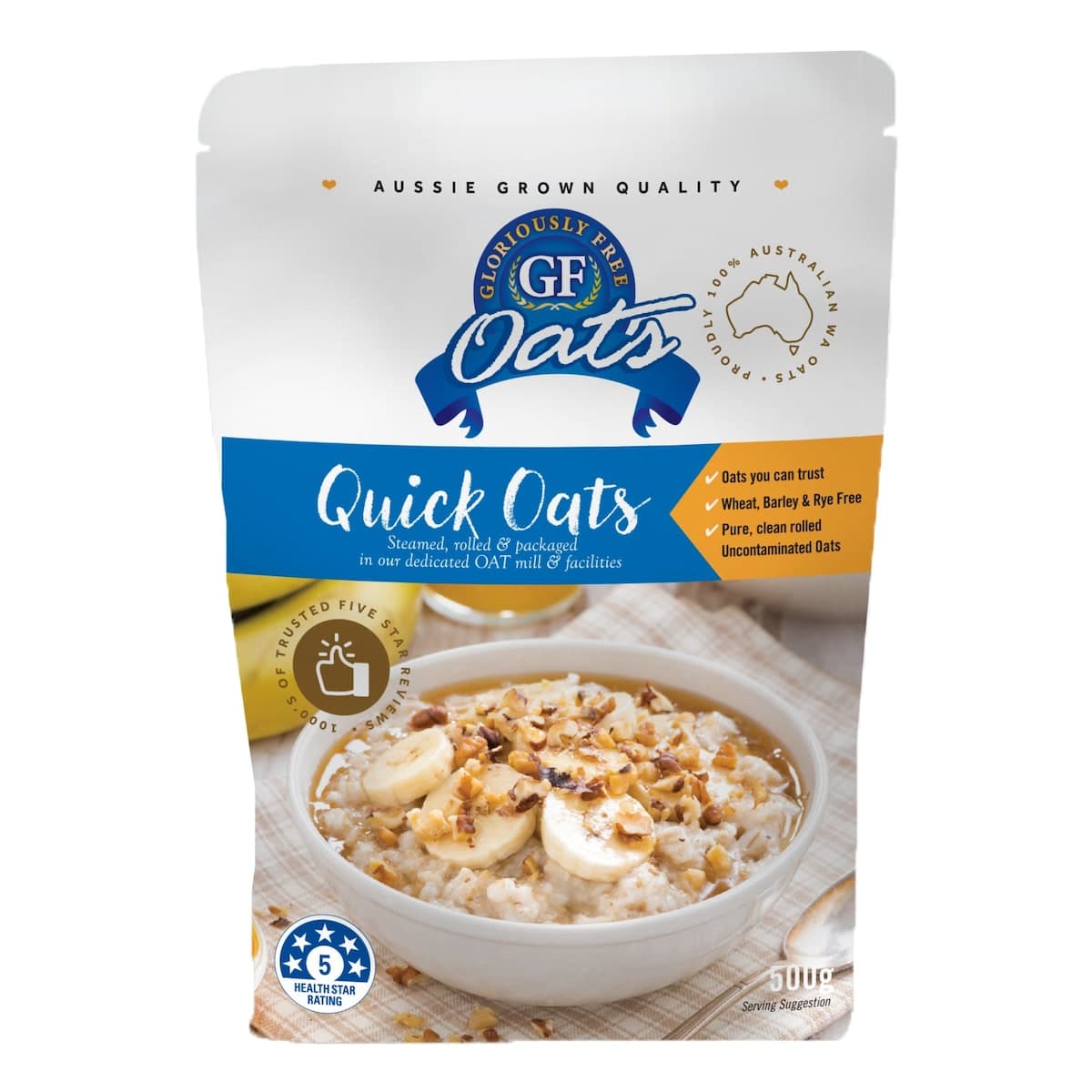 Gloriously Free - Pure Quick Oats 500g