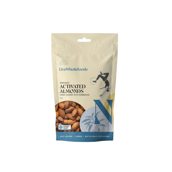 Live Wholefoods - Organic Activated Almonds 120g