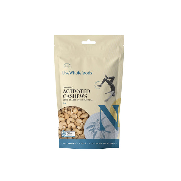 Live Wholefoods - Organic Activated Cashews 120g