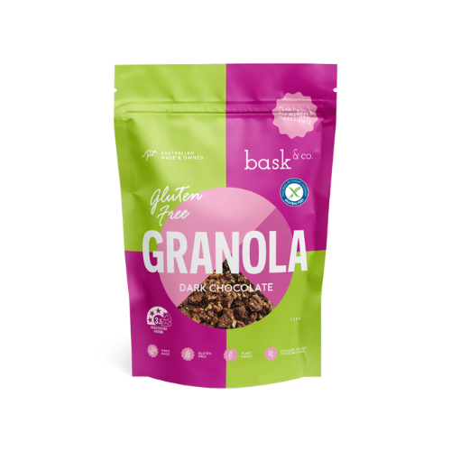 Bask & Co - Dark Chocolate Gluten Free Granola
