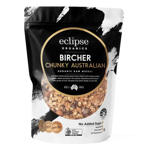 Eclipse Organics - Organic Activated Muesli – Chunky Australian Bircher 500g