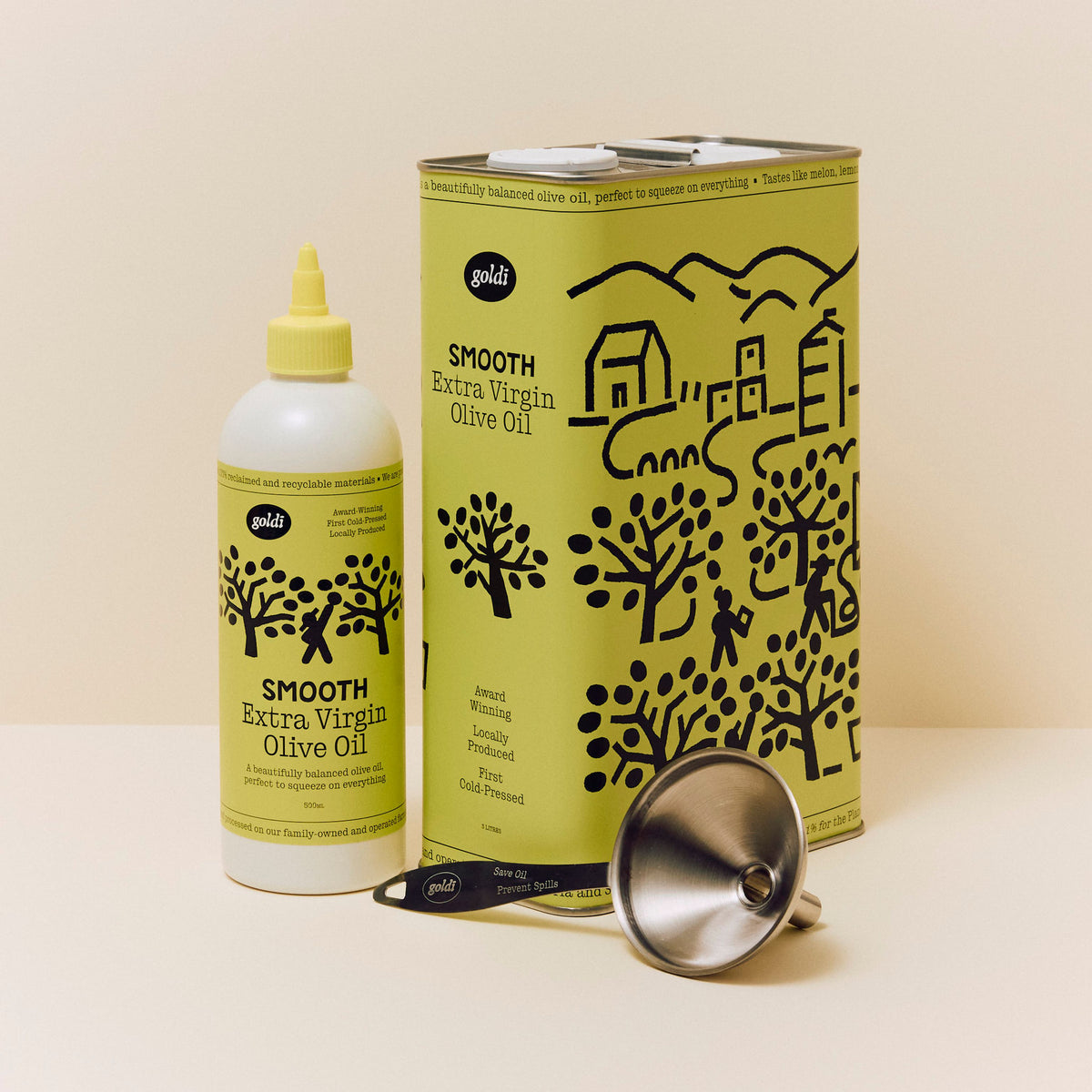 Goldi Smooth Extra Virgin Olive Oil 500ml