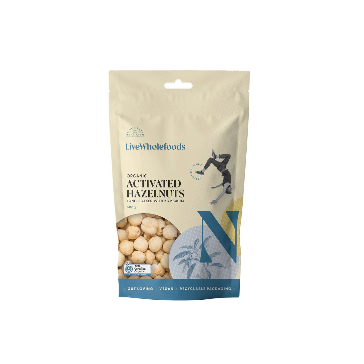 Live Wholefoods - Organic Activated Hazelnuts 120g