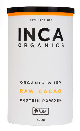 Inca Organics - Certified Organic Whey Raw Cacao Protein Powder