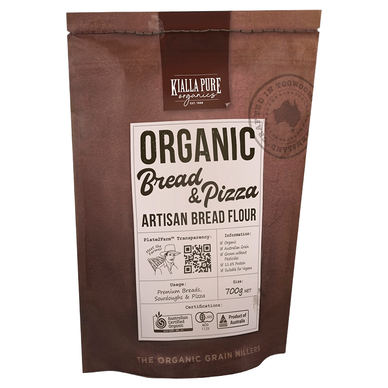 Kialla Pure Organics - Organic Bread and Pizza Flour 700g