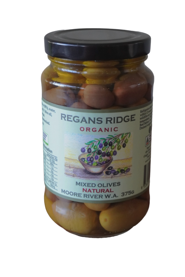 Regan's Ridge Olives - Organic Mixed Olives 375g