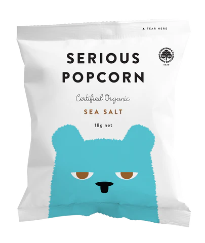 Serious Food Co - Organic Popcorn 18g