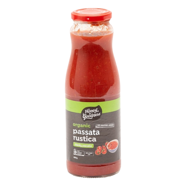 Honest to Goodness Organic Passata Rustica 680g
