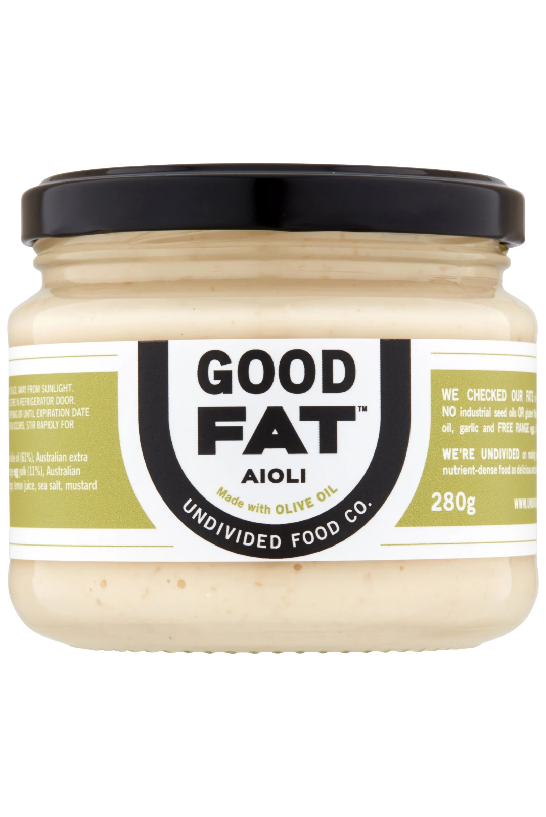 Undivided Food Co - GOOD FAT™ Garlic Aioli