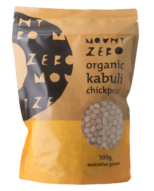 Mount Zero - Organic Kabuli Australian Chickpeas 500g
