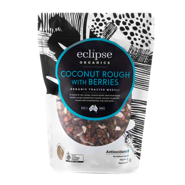 Eclipse Organics - Organic Activated Muesli – Coconut Rough With Berry 450g